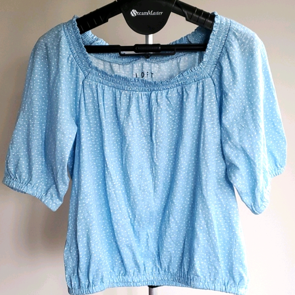 Beautiful LOFT Peasant Top